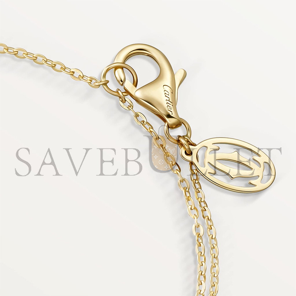 CARTIER TRINITY 18K WHITE GOLD, 18K YELLOW GOLD, 18K ROSE GOLD, DIAMOND BRACELET B6069815